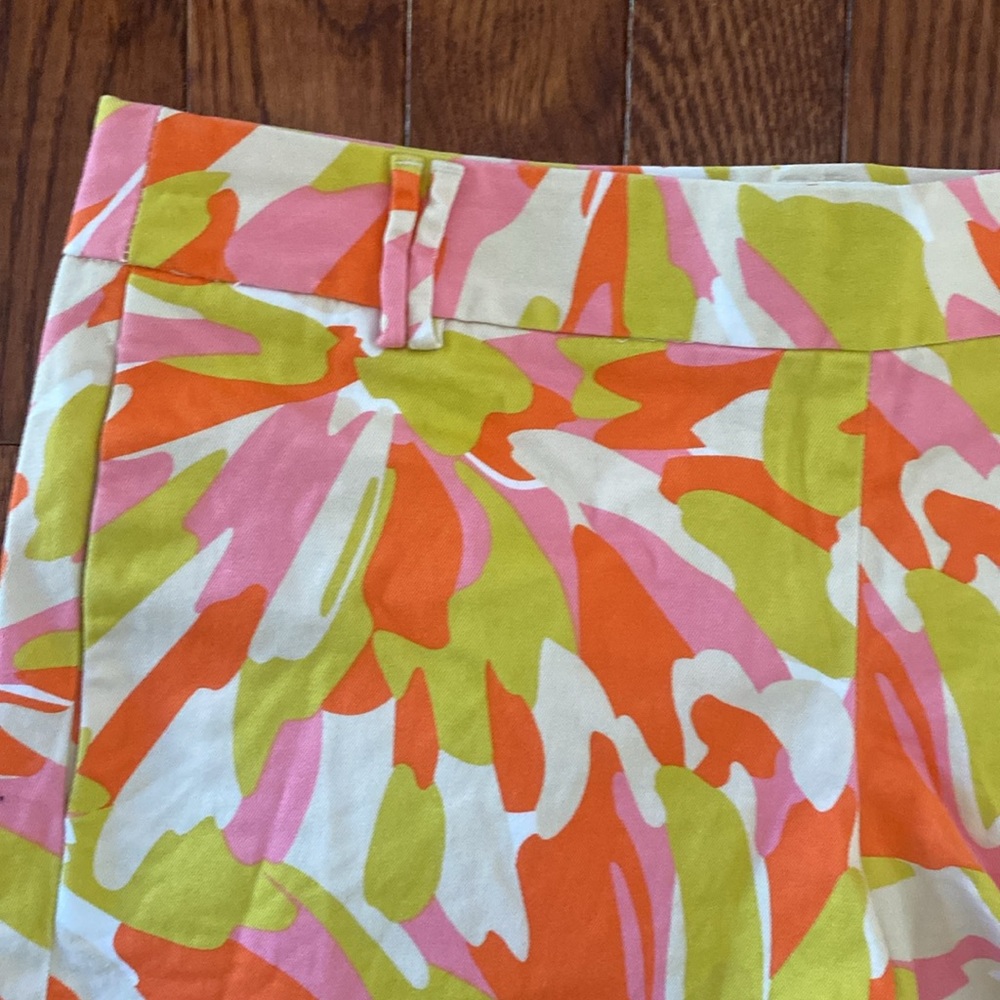 J. Crew stretch shorts, tropical! 🌴 - Picture 2 of 7